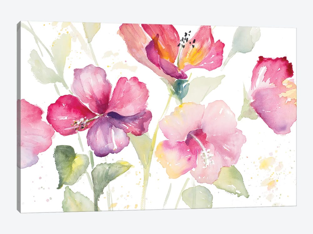 Heavenly Hibiscus by Lanie Loreth 1-piece Canvas Art