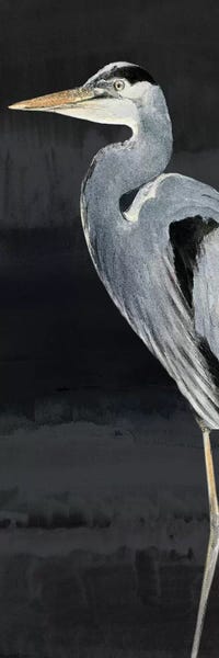 Lanie Loreth: Heron on Black I by Lanie Loreth
