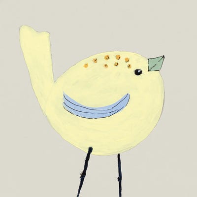 Canvas Print: Sweet Little Yellow Bird by Lanie Loreth - thumbnail