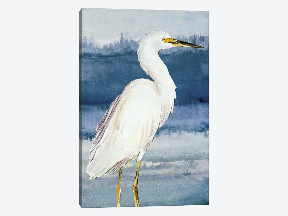Heron on Blue II by Lanie Loreth 1-piece Canvas Print