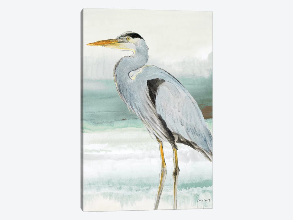 Heron on Seaglass  I by Lanie Loreth 1-piece Canvas Art