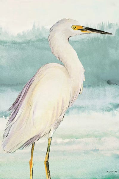 Herons: Heron on Seaglass II by Lanie Loreth