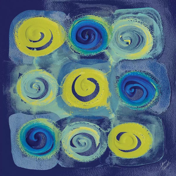 Lanie Loreth: Indigo Modern Joy I by Lanie Loreth