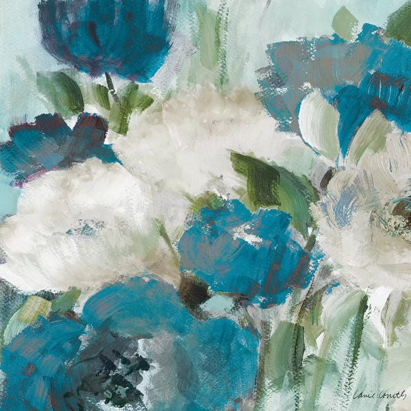 Lanie Loreth: Indigo Power Square I by Lanie Loreth