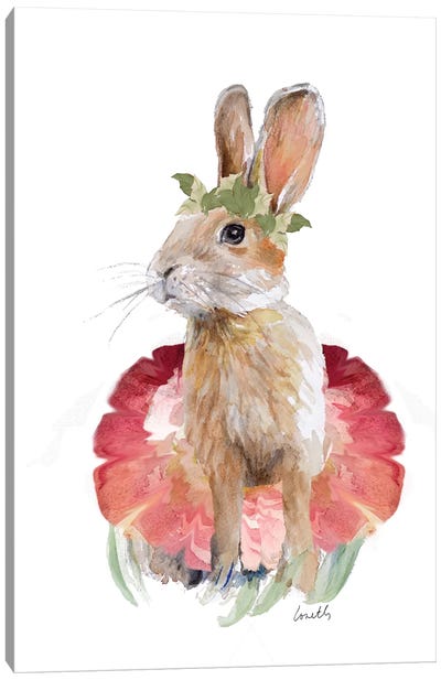 Ballet Bunny I Canvas Art Print - Lanie Loreth