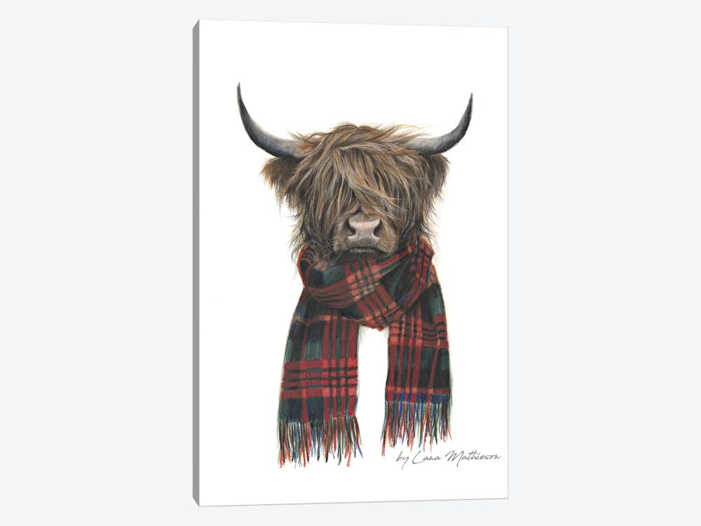 Highland Hipster by Lana Mathieson 1-piece Canvas Wall Art