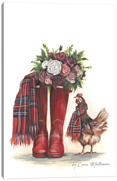 Scottish Garden Canvas Art Print - Lana Mathieson