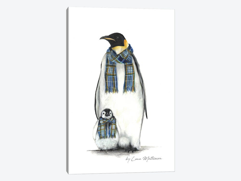 The Antarctic Clan by Lana Mathieson 1-piece Canvas Wall Art
