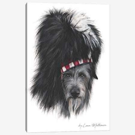 Bearskin Hat Deerhound Canvas Print #LNM44} by Lana Mathieson Art Print
