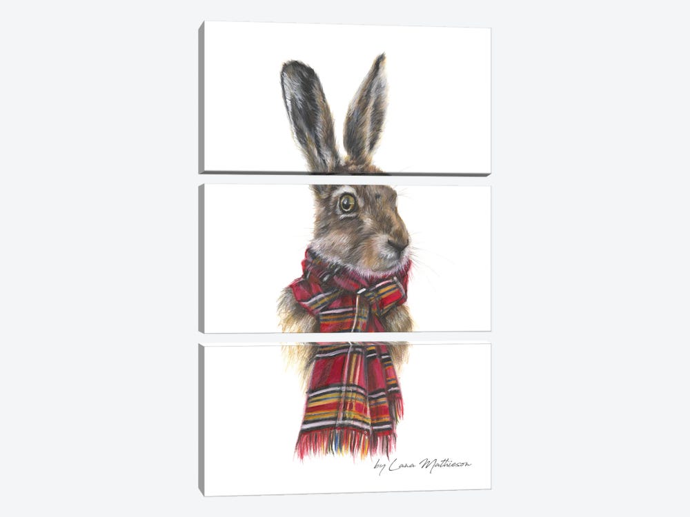 The Hare Of Ardrishaig by Lana Mathieson 3-piece Art Print