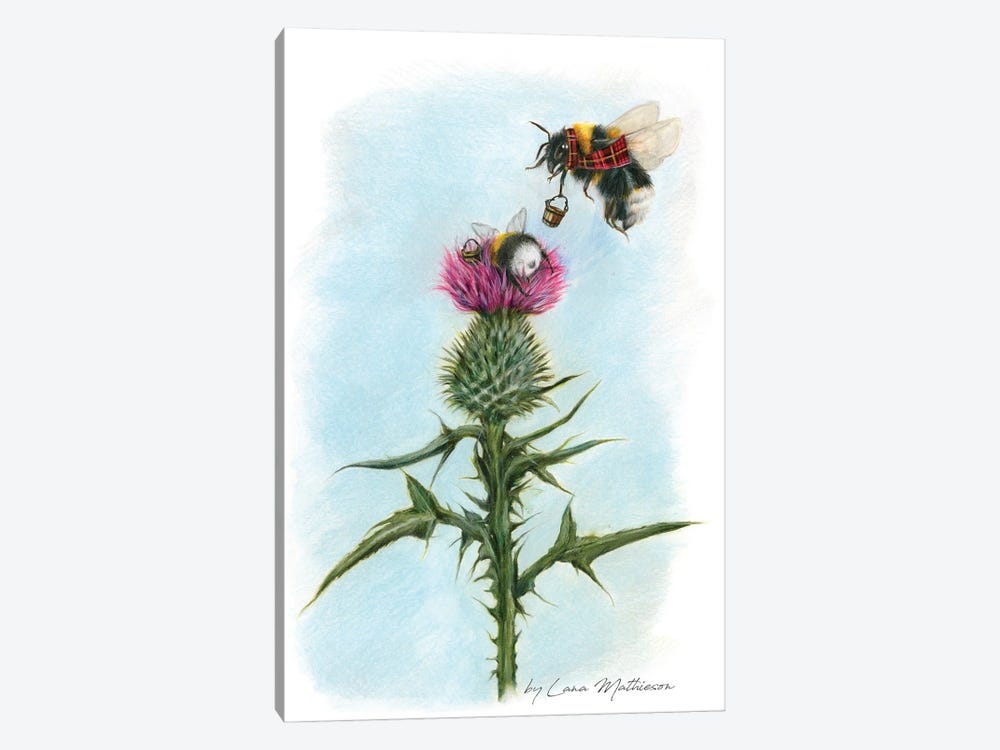 BUMblebees by Lana Mathieson 1-piece Canvas Art