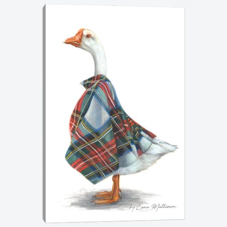 Dame Goose Of Glenfinnan Canvas Print #LNM6} by Lana Mathieson Canvas Print