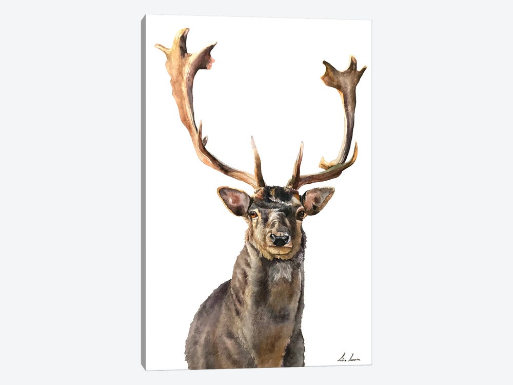 Stag by Lisa Lennon 1-piece Canvas Wall Art