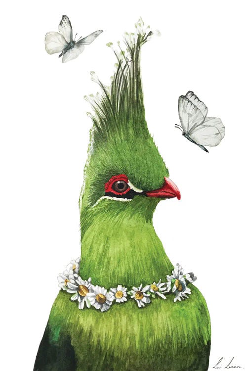 The Green Bird by Lisa Lennon wall art