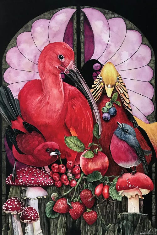 Red Harvest by Lisa Lennon wall art