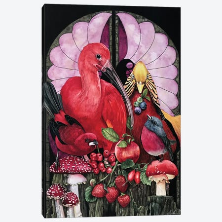 Red Harvest Canvas Print #LNN25} by Lisa Lennon Canvas Wall Art
