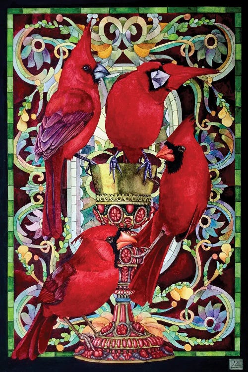 The Coral Chalice by Lisa Lennon wall art