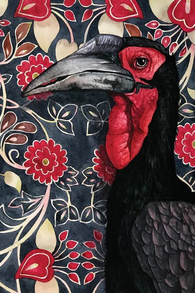Lisa Lennon: Ground Hornbill by Lisa Lennon
