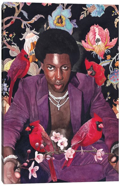 Kindness Canvas Art Print - Similar to Kehinde Wiley
