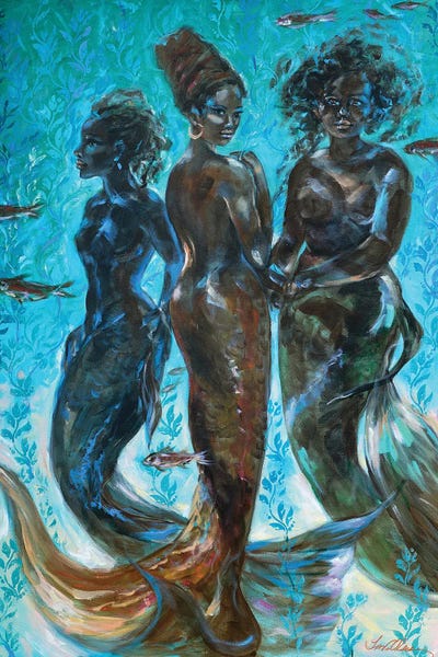 Linda Olsen: Three Muses by Linda Olsen