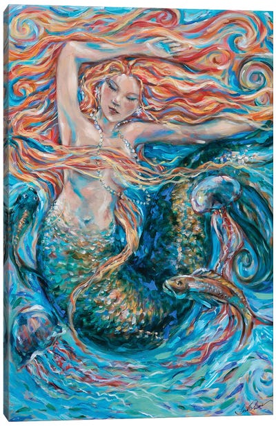 Harmony Canvas Art Print - Mermaid Art