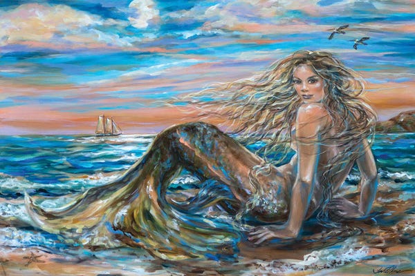 Linda Olsen: Full Moon Siren by Linda Olsen