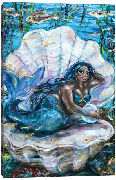 Comfort Zone Canvas Art Print - Mermaid Art