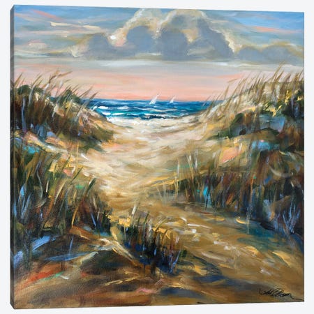 Dunes Afternoon Canvas Print #LNO13} by Linda Olsen Canvas Print