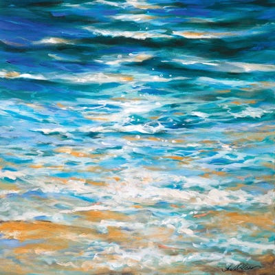 Edge Of Tide by Linda Olsen framed wall art