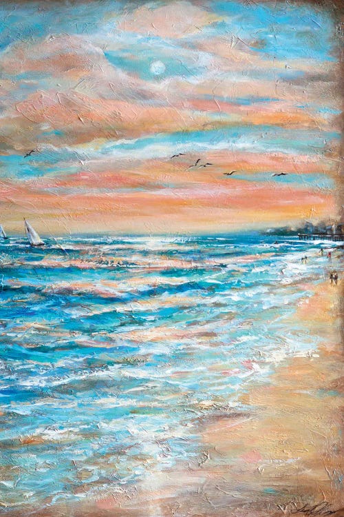Along The Shore by Linda Olsen wall art