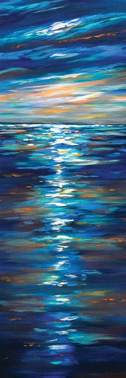 Dusk On The Ocean by Linda Olsen wall art