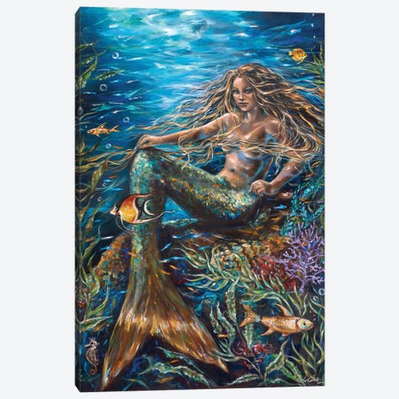 Sea Jewels II Canvas Print #LNO165} by Linda Olsen Canvas Print
