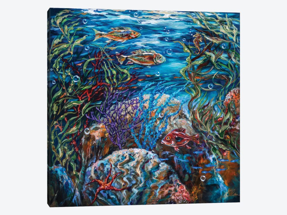 Festive Reef by Linda Olsen 1-piece Canvas Art