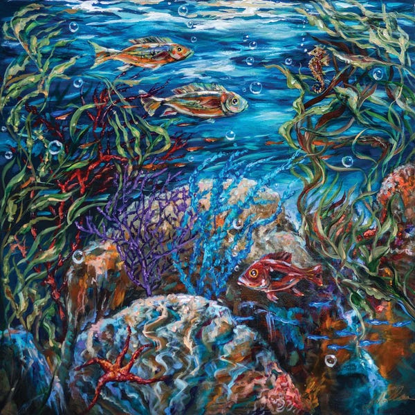 Ocean Treasures: Festive Reef by Linda Olsen