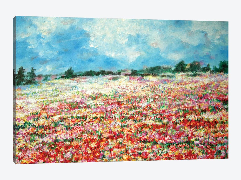 Field Of Flowers by Linda Olsen 1-piece Art Print