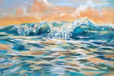 Sunrise Curl by Linda Olsen canvas print