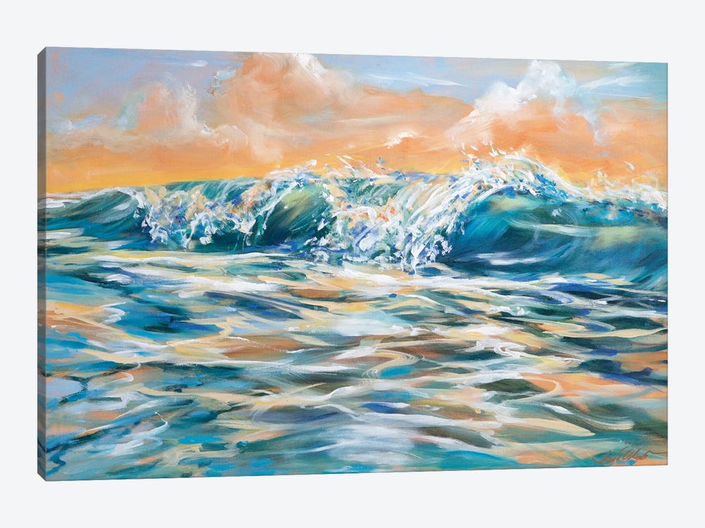 Sunrise Curl by Linda Olsen 1-piece Canvas Print