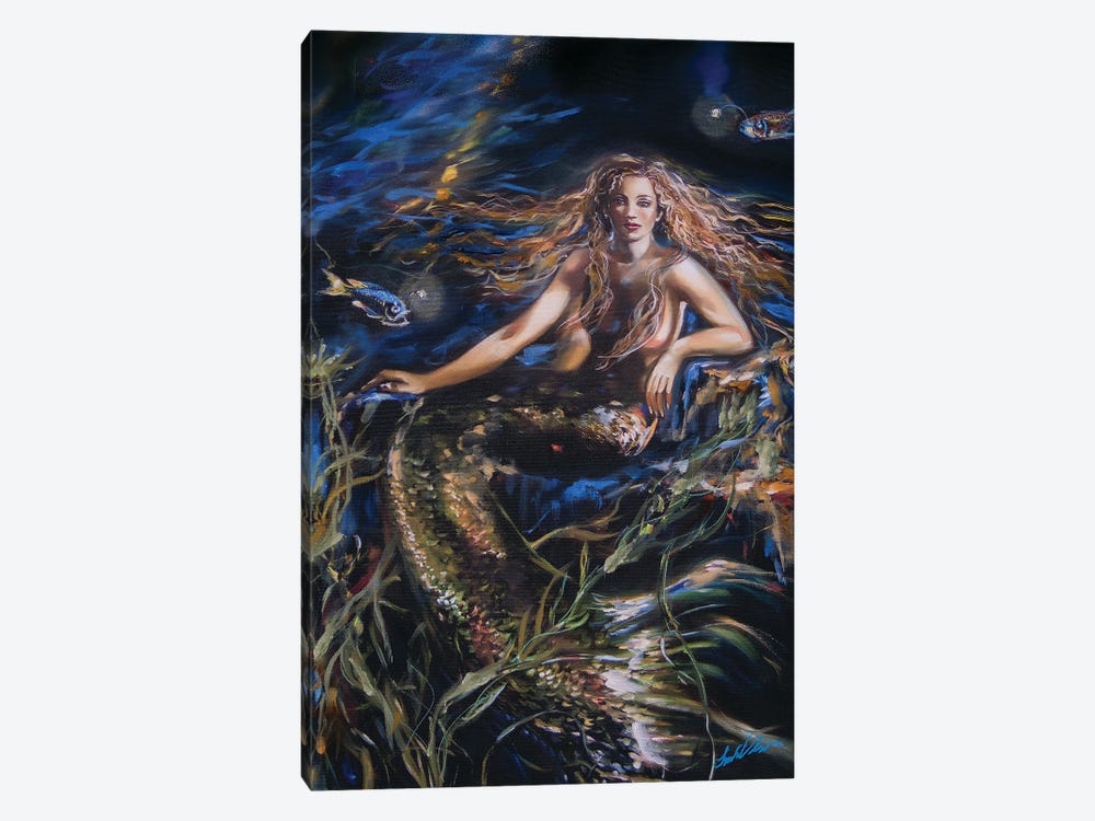 Dive Deep by Linda Olsen 1-piece Canvas Print