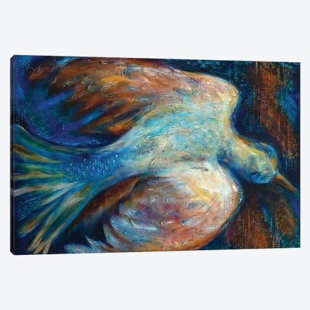 Icarus In The City Canvas Print #LNO24} by Linda Olsen Canvas Art Print