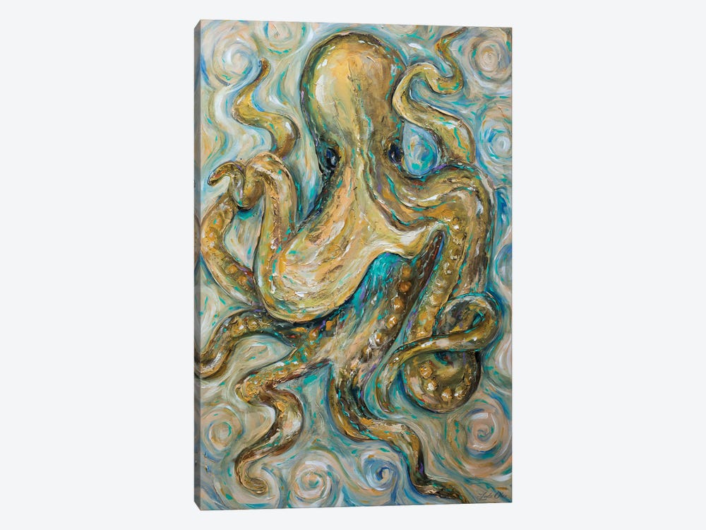 Octopus Tango by Linda Olsen 1-piece Art Print