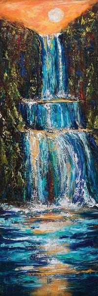 Linda Olsen: Waterfall Canyon by Linda Olsen