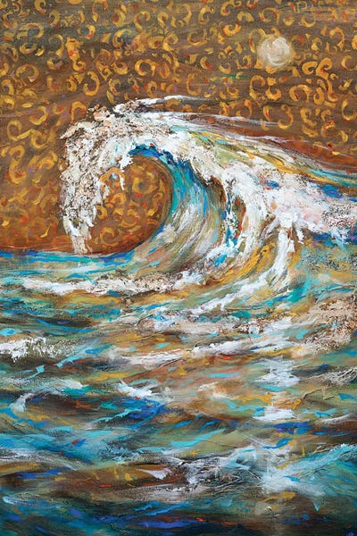 Linda Olsen: Windswept Wave by Linda Olsen