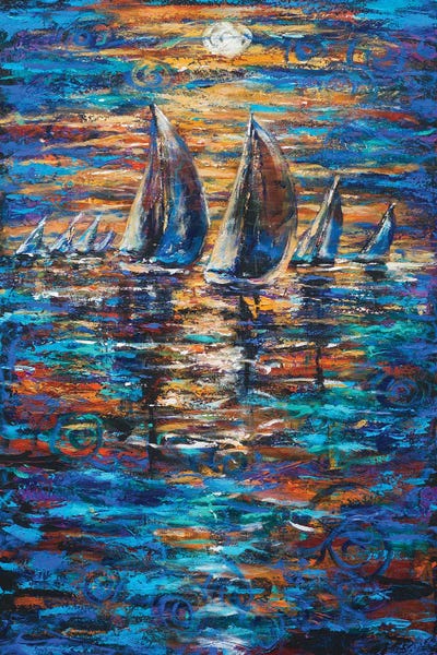 Ensenada Race by Linda Olsen canvas print