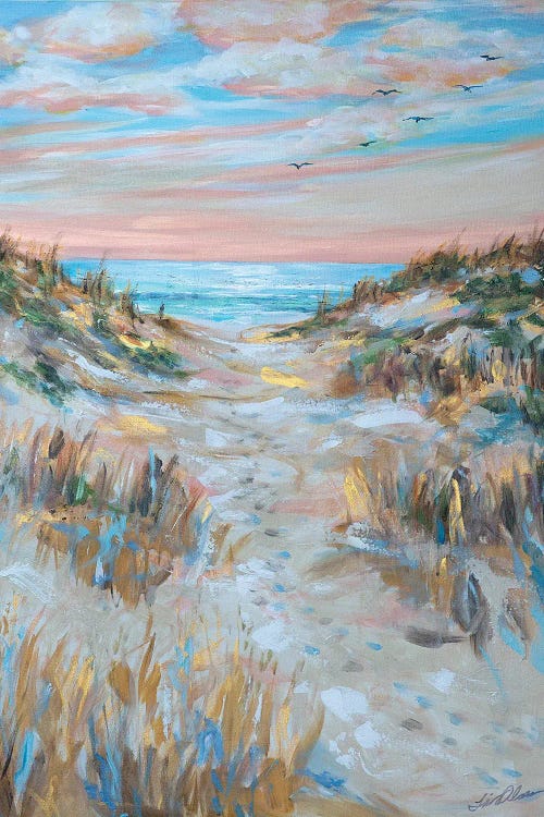 Footprints Path by Linda Olsen wall art