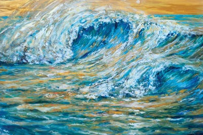 Golden Reflection by Linda Olsen framed wall art