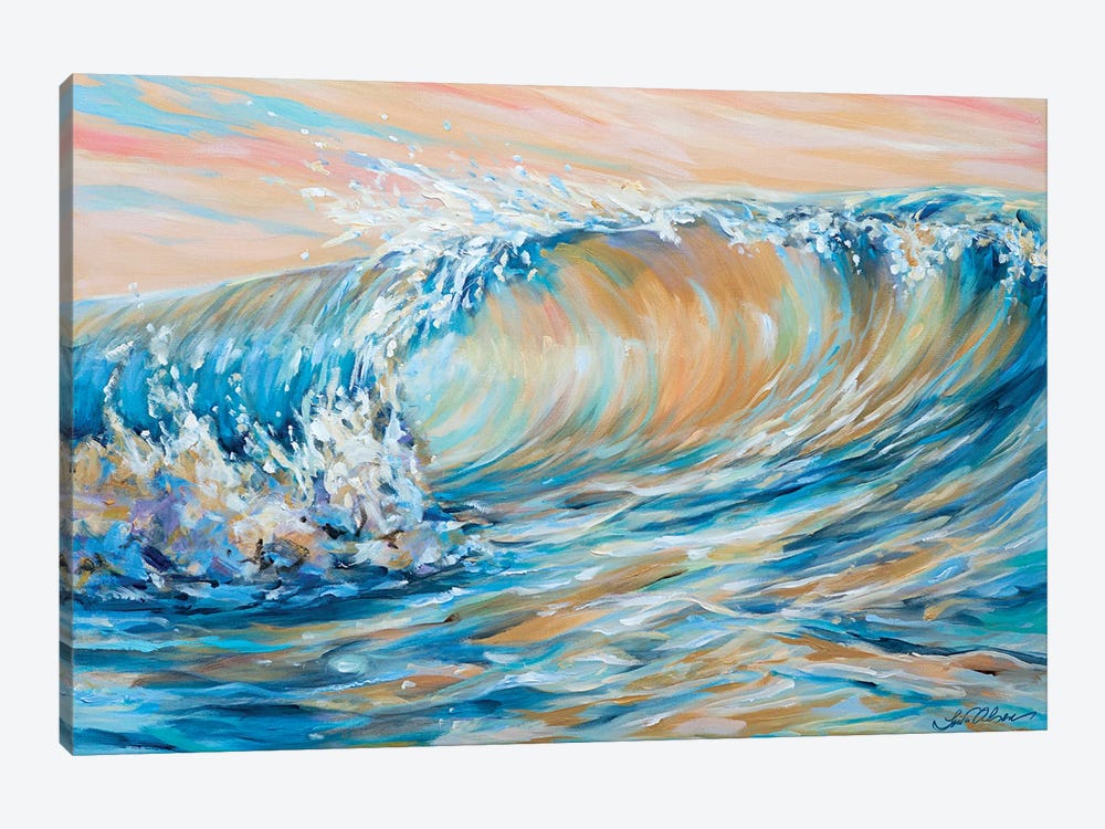 Morning Wave by Linda Olsen 1-piece Canvas Artwork