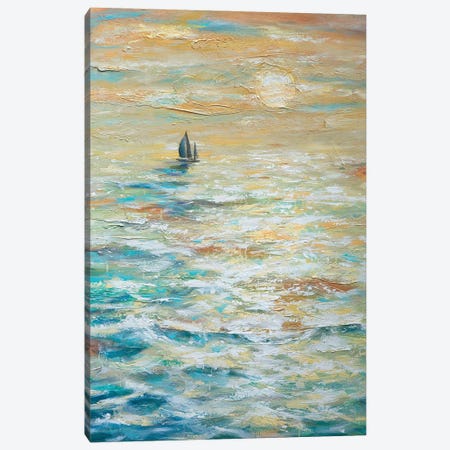 Sailing Into The Sunset Canvas Print #LNO78} by Linda Olsen Canvas Print