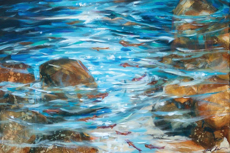 Clear Waters by Linda Olsen wall art
