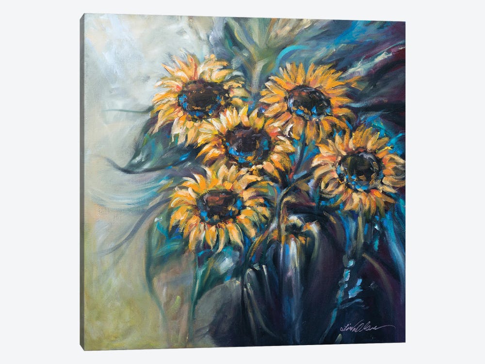 Sunflower Bouquet by Linda Olsen 1-piece Canvas Art