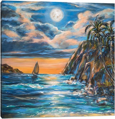 Island Romance Canvas Art Print - Linda Olsen